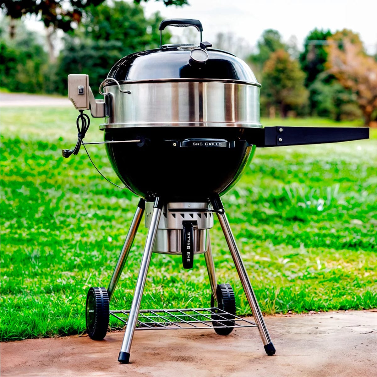 SnS Grills | Slow 'N Sear® Kettle Ring Rotisserie Kit (US Version)