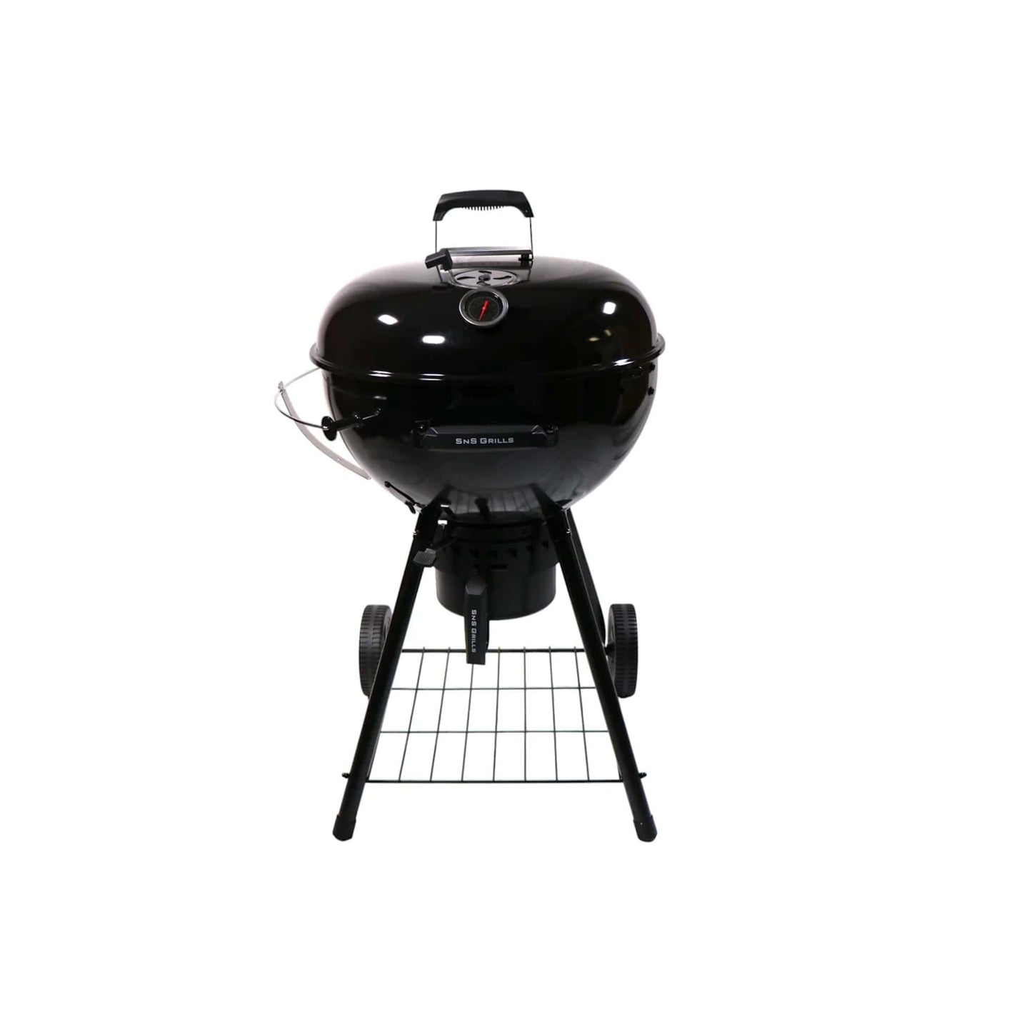 Slow ‘N Sear® | Black Edition 22” Charcoal Kettle Grill Plus Smoker