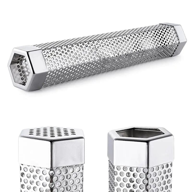 Stainless Steel Hexagonal Tube BBQ Smoker