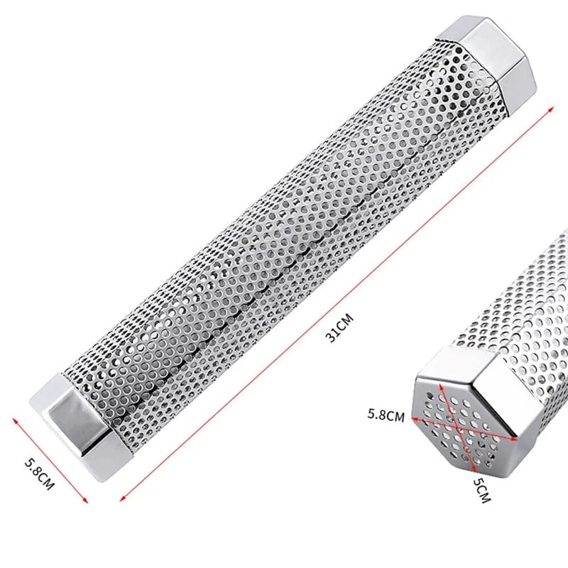 Stainless Steel Hexagonal Tube BBQ Smoker