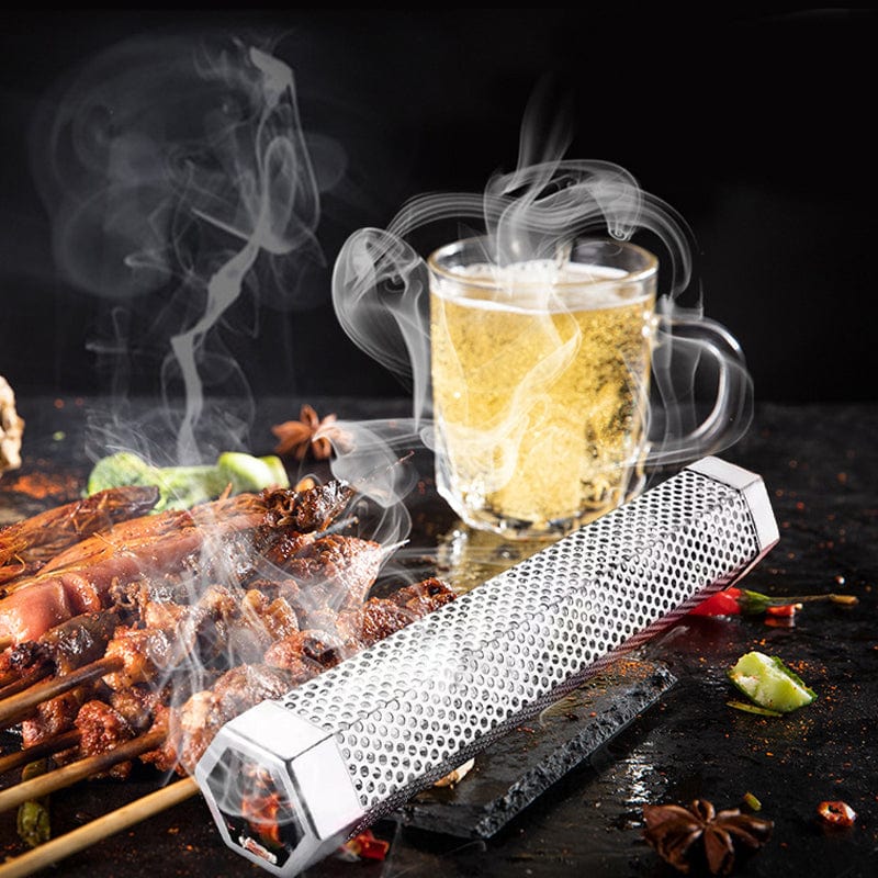 Stainless Steel Hexagonal Tube BBQ Smoker