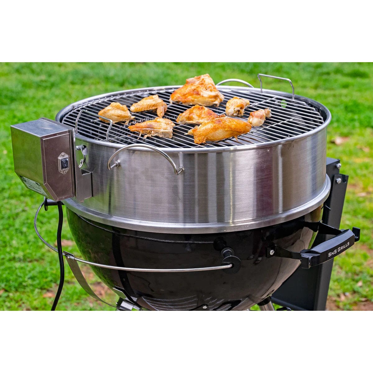 SnS Grills | Slow 'N Sear® Kettle Ring Rotisserie Kit (US Version)