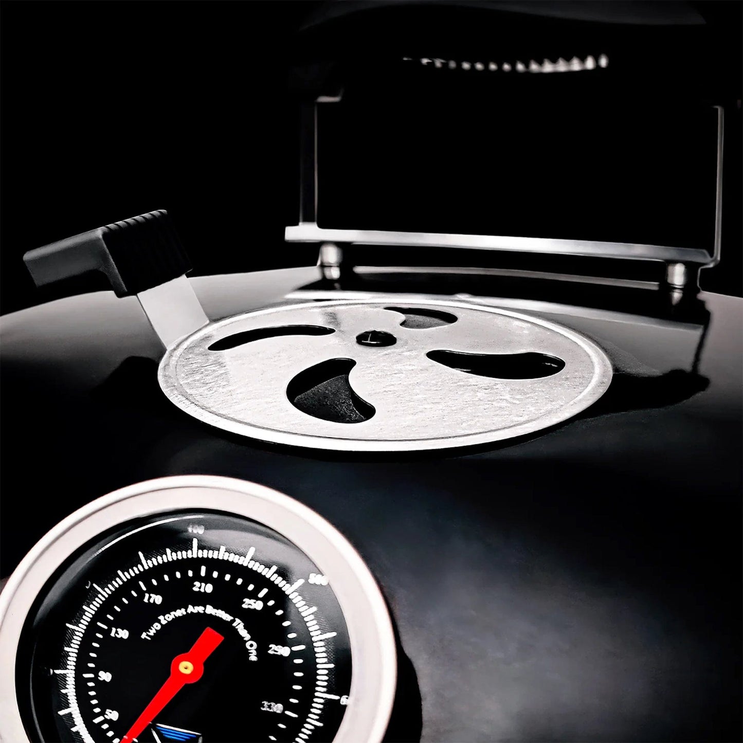 Slow ‘N Sear® | Black Edition 22” Charcoal Kettle Grill Plus Smoker