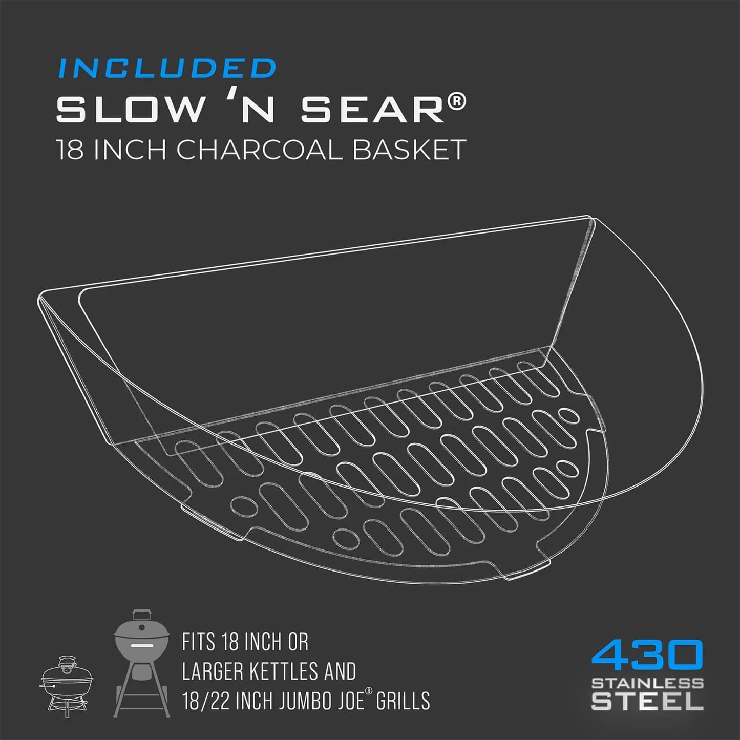SnS Grills | Home 'N Roam Travel Kettle Charcoal Grill